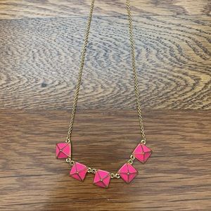 Kate Spade Hot Pink Gemstone Necklace